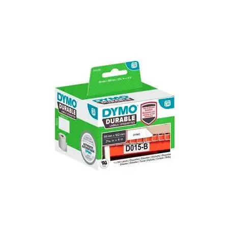 (2112290) DYMO ETIQUETA ADHESIVA DURABLE - BLANCO - 59MMX102MM - ROTULADORA LABEL WRITER (ROLLO 300UD)