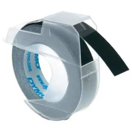 (520109) DYMO CINTA DE RELIEVE - NEGRO - 9MMX3M - ROTULADORA OMEGA