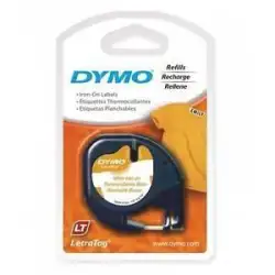 (S0718850) DYMO CINTA AUTOADHESIVA PARA ROPA - NEGRO SOBRE BLANCO - 12MMX2M - ROTULADORAS LETRATAG
