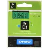 (S0720590) DYMO CINTA DE TRANSFERENCIA TERMICA D1 - NEGRO SOBRE VERDE - 12MMX7M - POLIESTER - ROTULADORA LABELMANAGER