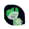 (S0721510) DYMO CINTA 91200 - NEGRO SOBRE BLANCO - 12MMX4M -  PAPEL - ROTULADORA LETRATAG