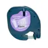 (S0721530) DYMO CINTA 12267 - NEGRO SOBRE TRANSPARENTE - 12MMX4M - PLÁSTICO - ROTULADORA LETRATAG