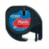 (S0721630) DYMO CINTA 91203 - NEGRO SOBRE ROJO - 12MMX4M - PLÁSTICO - ROTULADORA LETRATAG