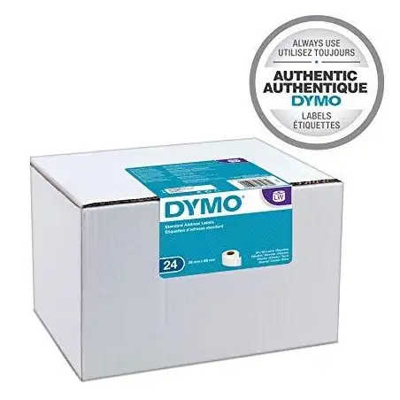 (S0722360) DYMO ETIQUETAS DE ENVÍO - BLANCO - 28X89MM - ROTULADORA LABELWRITER - PACK 24 ROLLOS