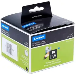(S0722540) DYMO ETIQUETAS DE TRANSFERENCIA TERMICA 11354 - NEGRO SOBRE BLANCO - 32X57MM (AXL) - ETIQUETAS MULTIUSOS - LABEL W...