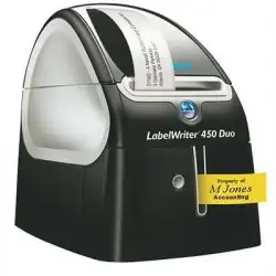 (S0838920) DYMO ROTULADORA ELECTRÓNICA LABELWRITER 450 DUO - NEGRO - PLATA