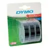 (S0847730) DYMO CINTA TRADICIONAL 84773 - NEGRO - 9MMX3M - BLISTER 3 UDS