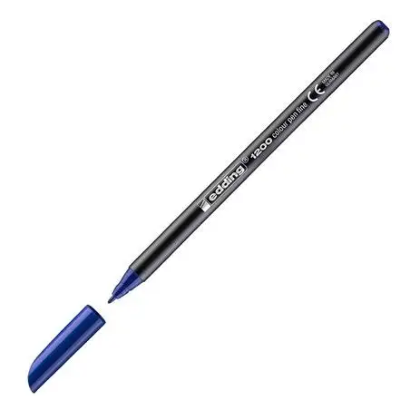 (1200-03) EDDING ROTULADOR 1200 PUNTA FINA AZUL