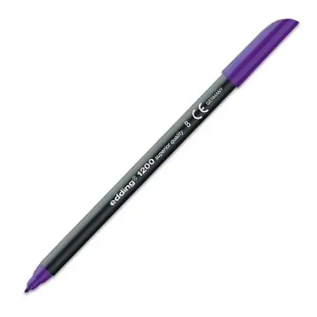 (1200-08) EDDING ROTULADOR 1200 PUNTA FINA VIOLETA