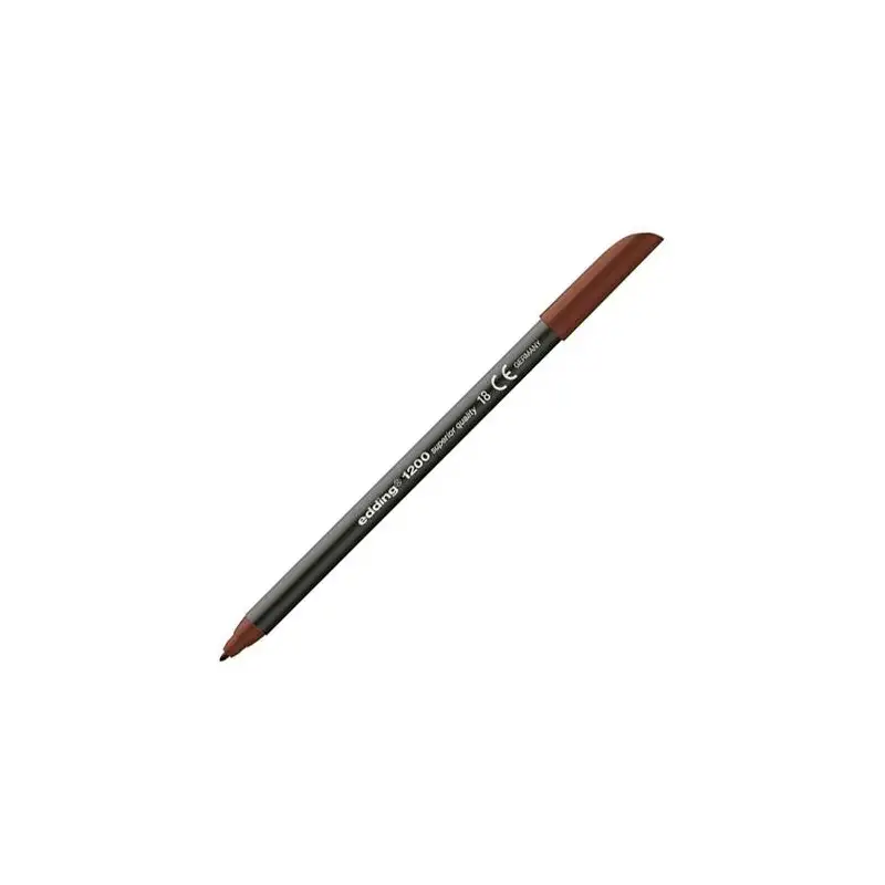 (1200-18) EDDING ROTULADOR 1200 PUNTA FINA MARRÓN OSCURO