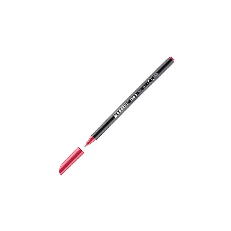 (1200-19) EDDING ROTULADOR 1200 PUNTA FINA CARMIN