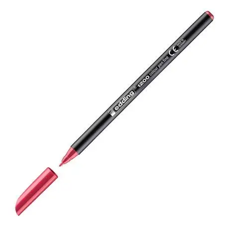 (1200-19) EDDING ROTULADOR 1200 PUNTA FINA CARMIN