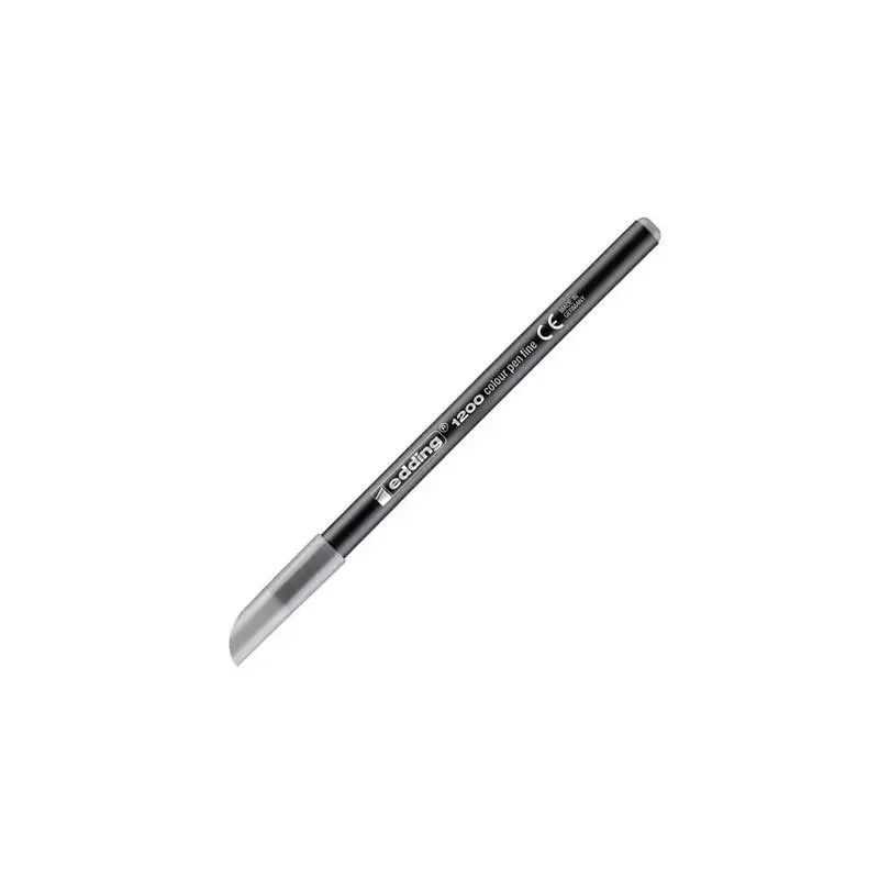 (1200-26) EDDING ROTULADOR 1200 PUNTA FINA GRIS PLATA