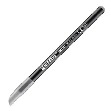 (1200-26) EDDING ROTULADOR 1200 PUNTA FINA GRIS PLATA
