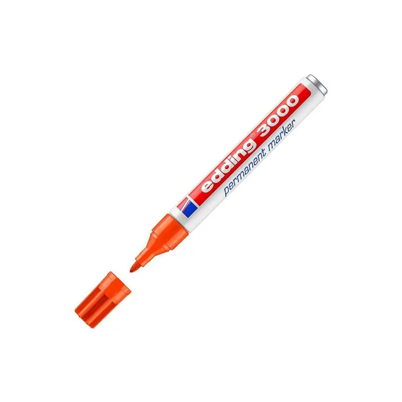 (3000-06) EDDING MARCADOR PERMANENTE 3000 NARANJA