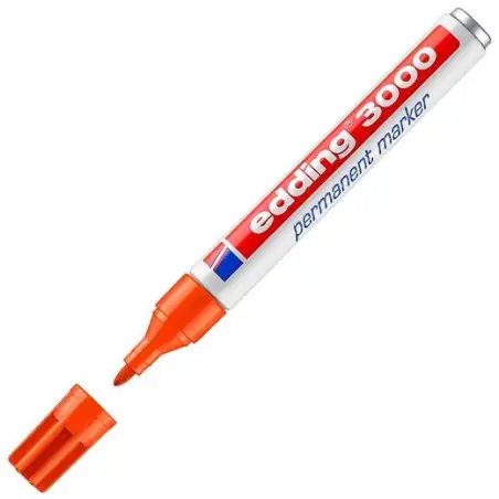 (3000-06) EDDING MARCADOR PERMANENTE 3000 NARANJA