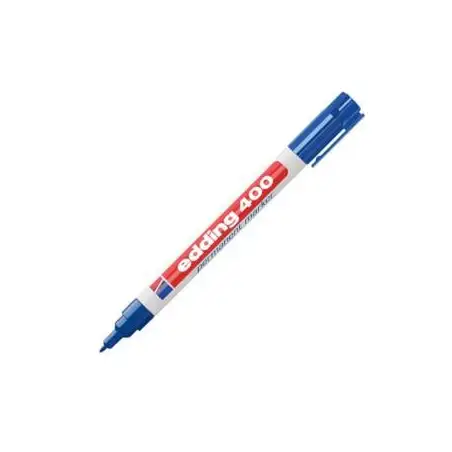 (400-03) EDDING MARCADOR PERMANENTE 400 AZUL