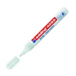 (4095-49) EDDING MARCADOR DE TIZA LÍQUIDA 4095 BORRABLE BLANCO