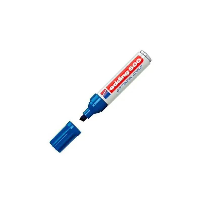 (500-03) EDDING MARCADOR PERMANENTE 500 AZUL