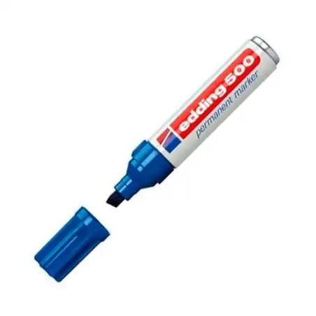 (500-03) EDDING MARCADOR PERMANENTE 500 AZUL