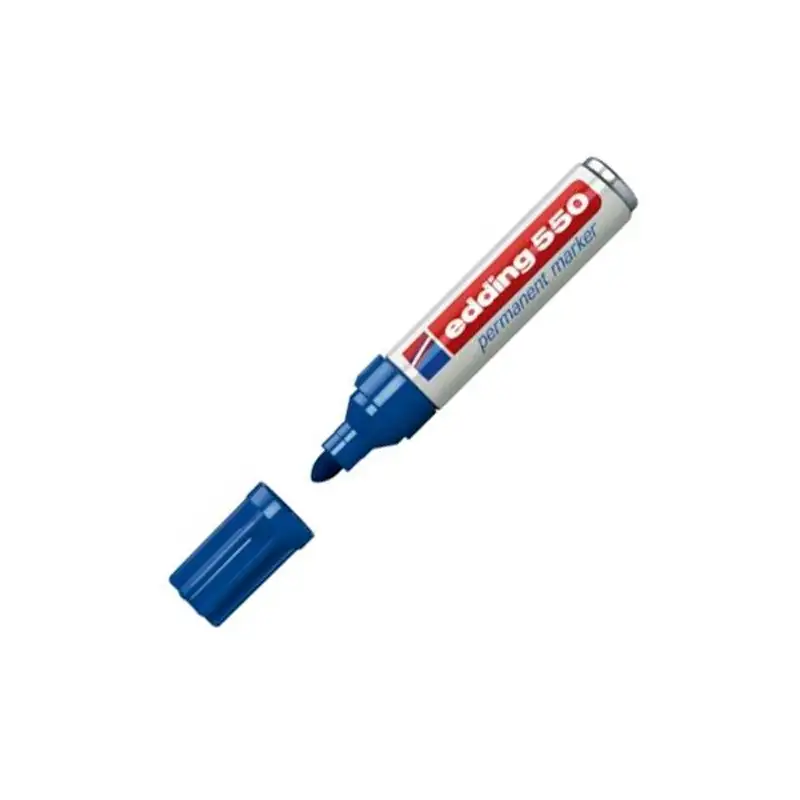 (550-03) EDDING MARCADOR PERMANENTE 550 AZUL