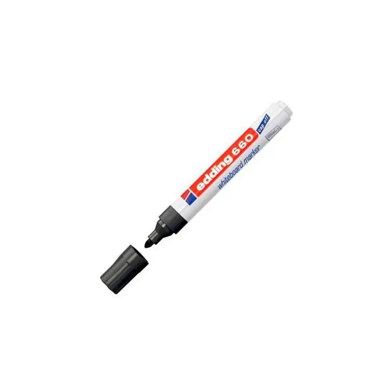 (660-01) EDDING MARCADOR PIZARRA BLANCA 660 RELLENABLE NEGRO