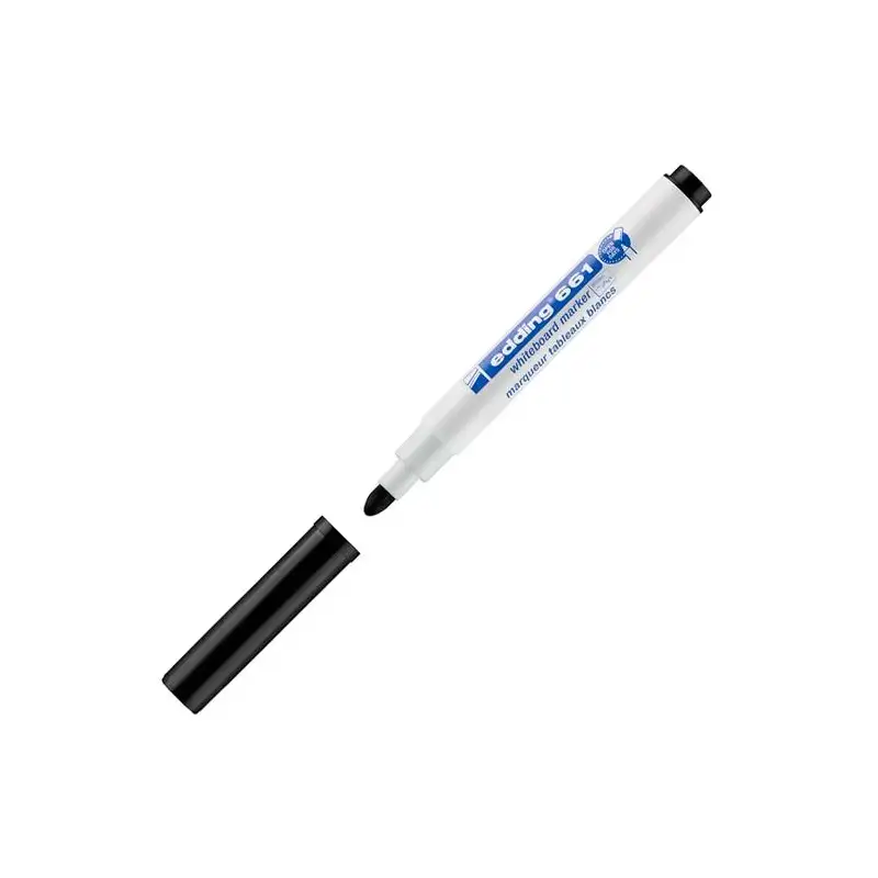 (661-01) EDDING MARCADOR PIZARRA BLANCA 661 NEGRO