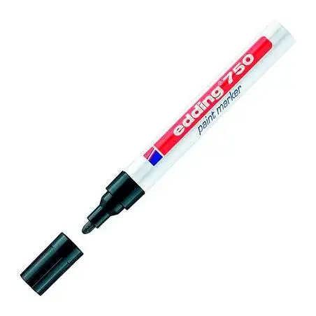 (750-01) EDDING MARCADOR PERMANENTE 750 TINTA OPACA NEGRO