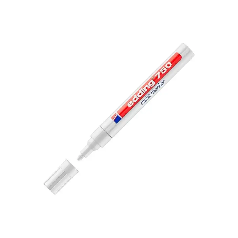 (750-49) EDDING MARCADOR PERMANENTE 750 TINTA OPACA BLANCO
