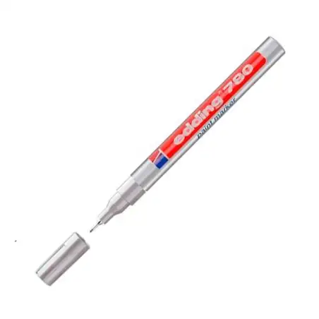 (780-54) EDDING MARCADOR PERMANENTE 780 PLATA