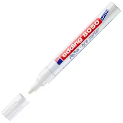 (8050-49) EDDING MARCADOR PERMANENTE PARA NEUMÁTICOS Y SUPERFICIES DE GOMA BLANCO
