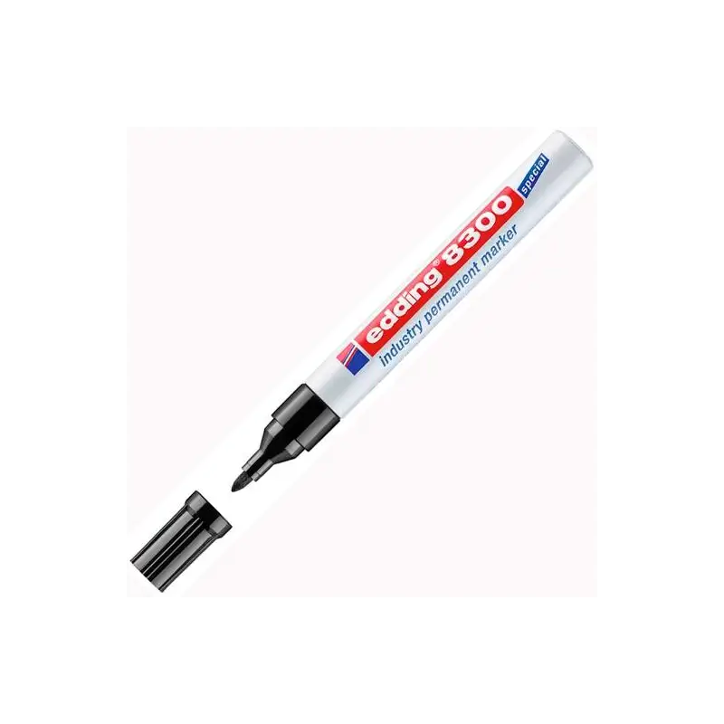 (8300-01) EDDING MARCADOR PERMANENTE INDUSTRIAL 8300 NEGRO