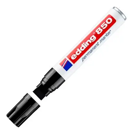 (850-01) EDDING MARCADOR PERMANENTE 850 NEGRO