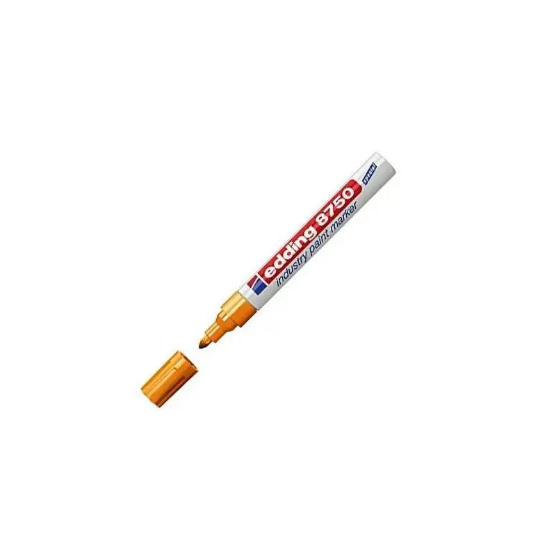 (8750-05) EDDING MARCADOR PERMANENTE DE TINTA OPACA INDUSTRIAL 8750 AMARILLO