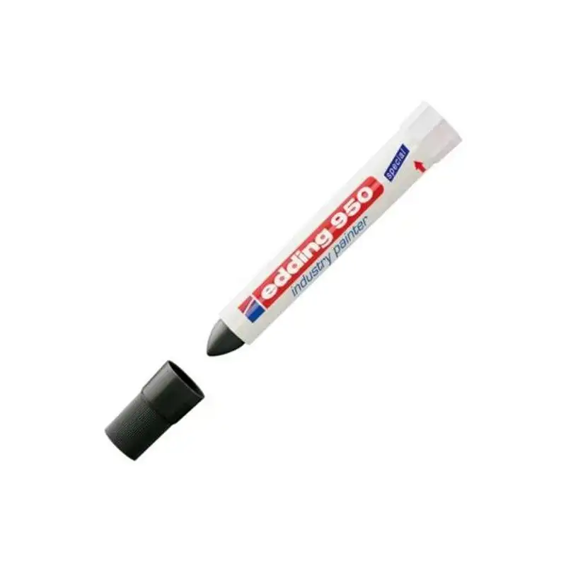 (950-01) EDDING MARCADOR INDUSTRIAL 950 PUNTA REDONDA NEGRO
