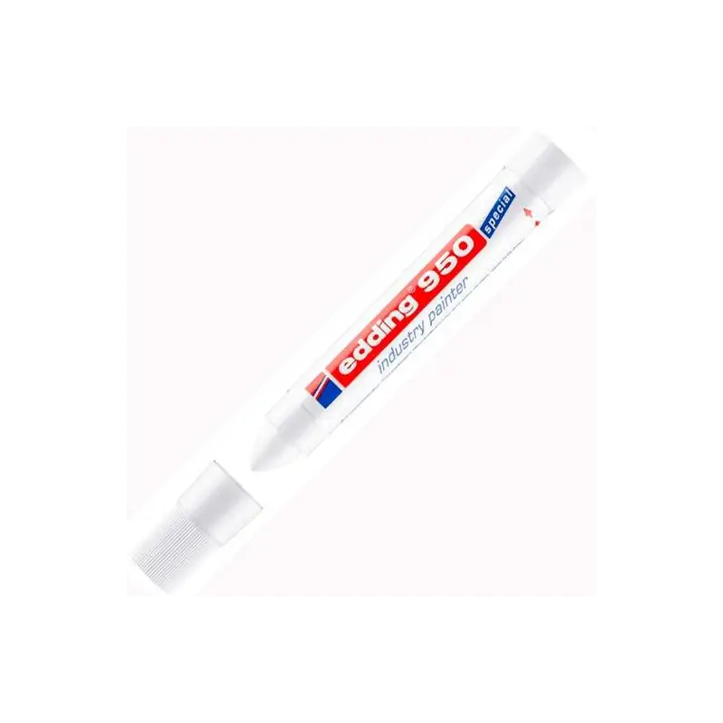 (950-49) EDDING MARCADOR INDUSTRIAL 950 PUNTA REDONDA BLANCO