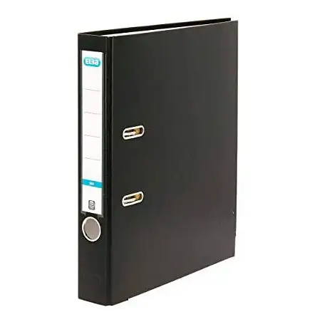 (100023260) ELBA ARCHIVADOR PALANCA RADO TOP LOMO 50MM A4 C/CANTONERAS CARTÓN FORRADO PP NEGRO