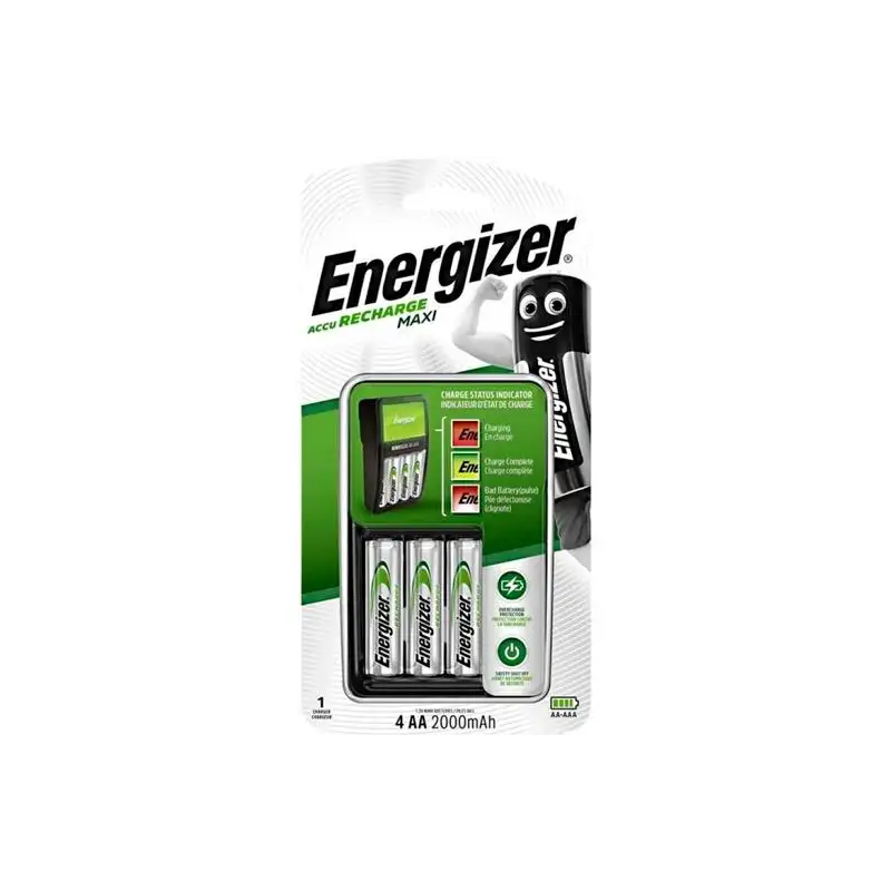 (962473) ENERGIZER CARGADOR DE PILAS AAA/AA (4 PILAS RECARGABLES 4AA INCLUIDAS)