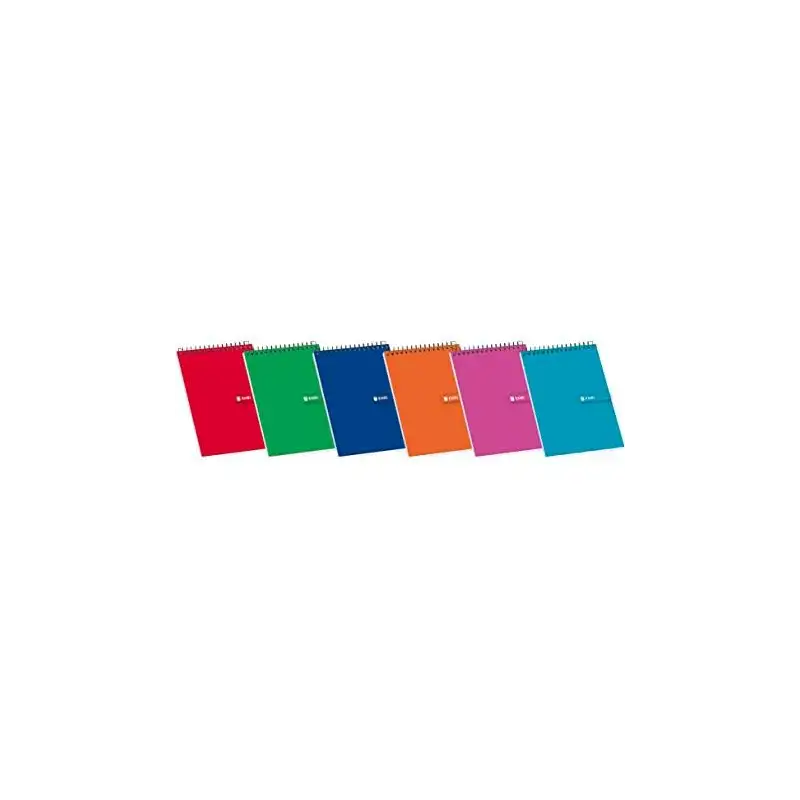(100302773) ENRI BLOC ESPIRAL 80H 1/12 4X4MM TAPA BLANDA C/SURTIDOS