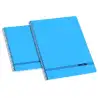 (100430030) ENRI CUADERNO ESPIRAL OFICINA 80H 4X4 TAPAS BLANDAS FOLIO AZUL