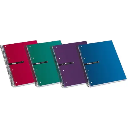 (100435671) ENRI CUADERNO ESPIRAL STATUS MICROPERFORADO 160 HOJAS 5X5 TAPAS EXTRADURAS A4+ COLORES