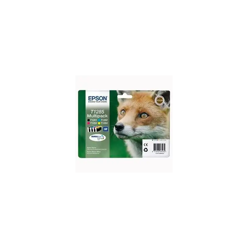 (C13T12854012) EPSON TINTA BK / C / M / Y - STYLUS S22/SX125/SX 235W /420W/425W/ OFFICE BX305 (PACK 4)