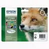 (C13T12854012) EPSON TINTA BK / C / M / Y - STYLUS S22/SX125/SX 235W /420W/425W/ OFFICE BX305 (PACK 4)