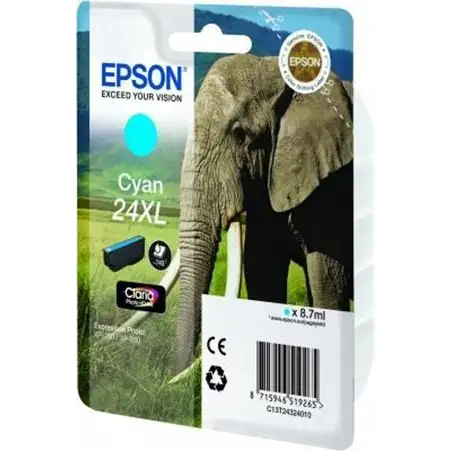 (C13T24324012) EPSON TINTA CIAN CLARIA PHOTO HD INK EXPRESSION PHOTO XP-950 - 24XL
