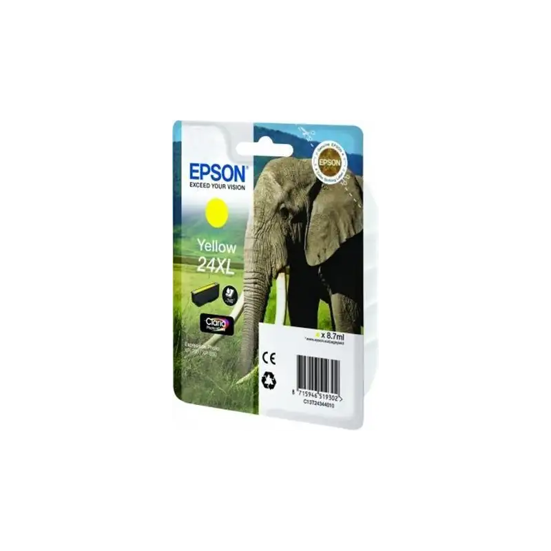(C13T24344012) EPSON TINTA AMARILLO CLARIA PHOTO HD INK EXPRESSION PHOTO XP-950 - 24XL