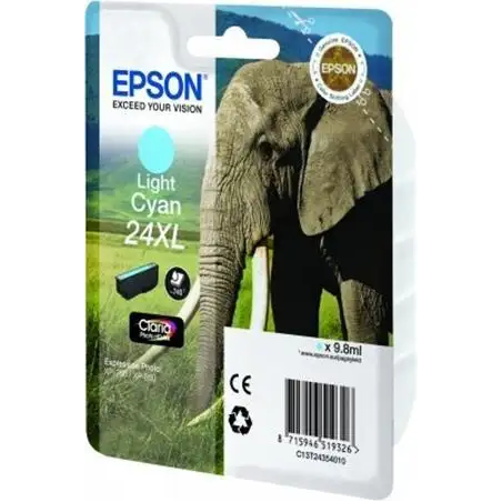 (C13T24354012) EPSON TINTA CIAN CLARO CLARIA PHOTO HD INK EXPRESSION PHOTO XP-950 - 24XL