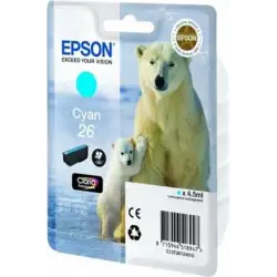 (C13T26124012) EPSON TINTA CIAN CLARIA PREMIUM XP 510 520 600 605 610 615 620 625 700 710 720 800 810 820 - 26