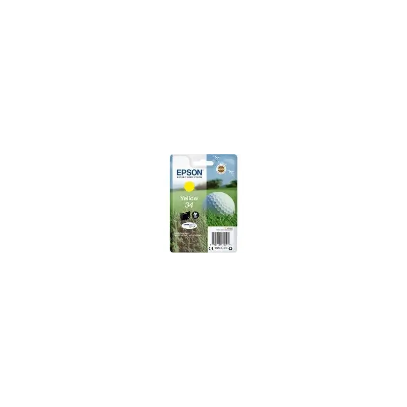 (C13T34644010) EPSON SINGLEPACK YELLOW 34 DURABRITE ULTRA INK