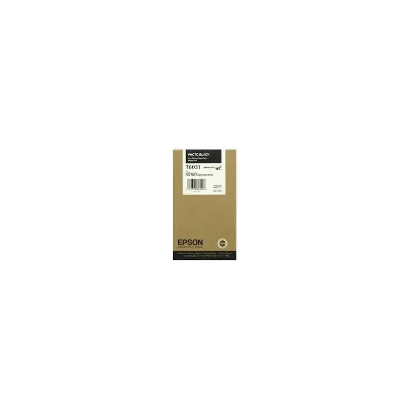 (C13T603100) EPSON GF STYLUS PRO 7880 9880 7800 9800 CARTUCHO NEGRO PHOTO