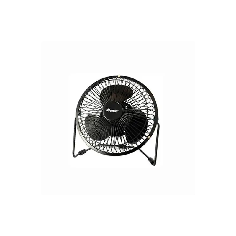 (245420) EQUIP VENTILADOR DE SOBREMESA USB LIFE 6" PLÁSTICO NEGRO